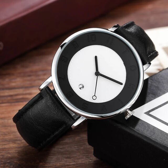 TOMI 070 Leather Quartz Watch