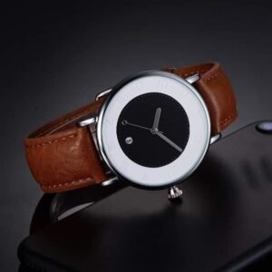 TOMI 070 Leather Quartz Watch